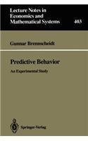 Predictive Behavior: An Experimental Study