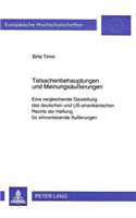 Tatsachenbehauptungen Und Meinungsaeußerungen