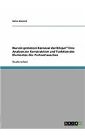 Nur ein grotesker Karneval der Körper? Eine Analyse zur Konstruktion und Funktion des Elementes des Partnertausches