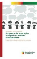 Proposta de educação integral no ensino fundamental