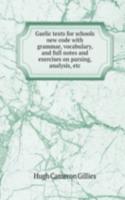 Gaelic texts for schools new code