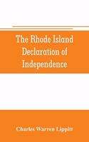 Rhode Island declaration of independence