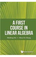 A First Course in Linear Algebra