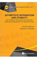 Asymptotic Integration and Stability