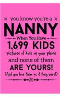 Funny Nanny Theme Notebook