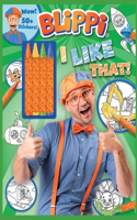 Blippi i like that: i like that Coloring Book with Crayons size 8.5*11 28 pages for toodlers and Preschool Kids Learn the English Alphabet Letters from A to Z going on 