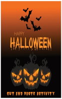 Halloween Cut and Paste Activity Book