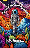 Space Kids Coloring Book For Kids