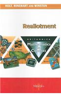 Reallotment: Britannica Mathematics in Context