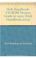 Holt Handbook: CD-ROM Verison Grade 10 2003