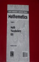Scott Foresman Addison Wesley Math 2004 Vocabulary Kit Cards Grade 4