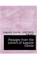 Passages from the Letters of Auguste Comte