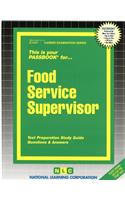 Food Service Supervisor: Passbooks Study Guide