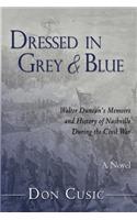 Dressed in Grey and Blue