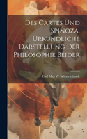 Des Cartes und Spinoza, Urkundliche Darstellung der Philosophie Beider