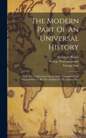 Modern Part Of An Universal History