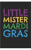 Mardi Gras Notebook - Kids Little Mister Mardi Gras - Mardi Gras Journal - Mardi Gras Diary