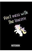 Don't mess with the Unicorn - Notebook