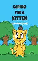 Caring For A Kitten Coloring Book