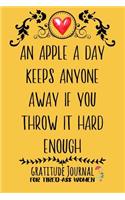 An Apple A Day Keeps Anyone Away If You Throw It Hard Enough