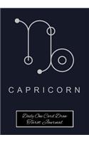 Capricorn Daily One Card Draw Tarot Journal