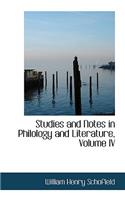 Studies and Notes in Philology and Literature, Volume IV: (English)