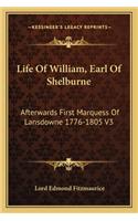 Life Of William, Earl Of Shelburne
