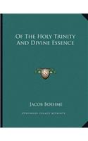 Of The Holy Trinity And Divine Essence