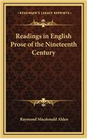 Readings in English Prose of the Nineteenth Century