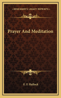 Prayer And Meditation