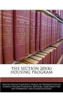 Section 203(k) Housing Program
