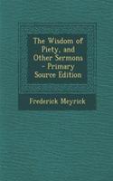The Wisdom of Piety, and Other Sermons