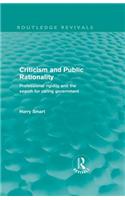 Criticism and Public Rationality