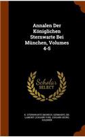 Annalen Der Königlichen Sternwarte Bei München, Volumes 4-5