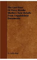 Last Days Of Percy Bysshe Shelley