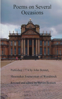 Poems on Several Occasions: Published 1774 by John Bennet