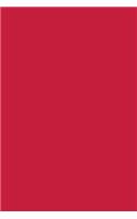 Journal Cardinal Red Color Simple Plain Red