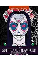 Gothic and Steampunk coloring book for Adults