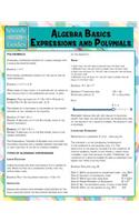 Algebra Basics, Expressions and Polymials (Speedy Study Guide): (English)