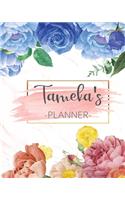 Tameka's Planner: Monthly Planner 3 Years January - December 2020-2022 - Monthly View - Calendar Views Floral Cover - Sunday start