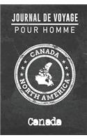 Journal de Voyage pour homme Canada