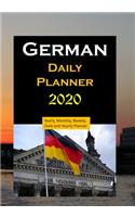 German 2020 Daily Planner