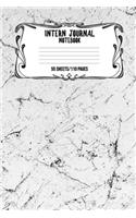 Intern Journal Notebook 55 Sheets/110 Pages