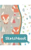 Sketchbook for Kids - Large Blank Sketch Notepad for Practice Drawing, Paint, Write, Doodle, Notes - Cute Cover for Kids 8.5 x 11 - 100 pages Book 10