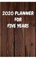 2020 Planner for Five Years