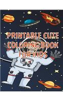 Printable Cute Coloring Book for Kids. Robot Coloring Book. Robot Coloring Book For Kids. 50 Pages - 8.5"x 11": Printable Cute Coloring Book for Kids