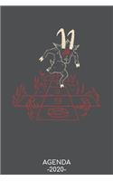 Agenda 2023: Semana Vista 2020 I Diario Organizador Calendario De Bolsillo I Notebook Cuaderno Libreta A5 120 Páginas I Planificador 2033