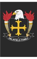 Delafield: Delafield Coat of Arms and Family Crest Notebook Journal (6 x 9 - 100 pages)
