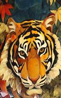 Composition Book: Big Cats - college ruled - 100 sheets/200 pages - glossy finish - 7.44 x 9.69 inches - Series 1(1 Big Cats)