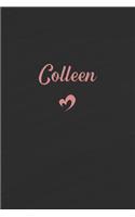 Colleen: Personalized Blank Lined Journal